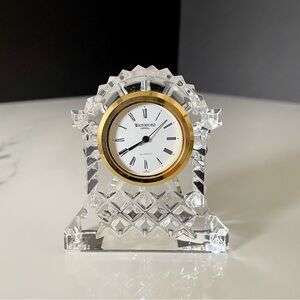 Small Desk Clock by Waterford Crystal